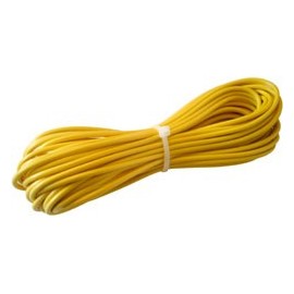 Câble électrique Longueur 10 m, jaune, 1 mm²