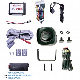 PACK ALARME VOLUMETRIE GRIS ET SIRENE SANS FIL