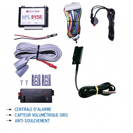 PACK ALARME VOLUMETRIE GRIS AVEC ANTI-SOULEVEMENT