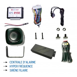 PACK ALARME HYPER FREQUENCE ET SIRENE FILAIRE
