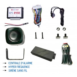 PACK ALARME HYPER FREQUENCE ET SIRENE SANS FIL