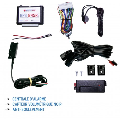 PACK ALARME VOLUMETRIE NOIR AVEC ANTI-SOULEVEMENT