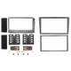 Support décor autoradio double DIN OPEL