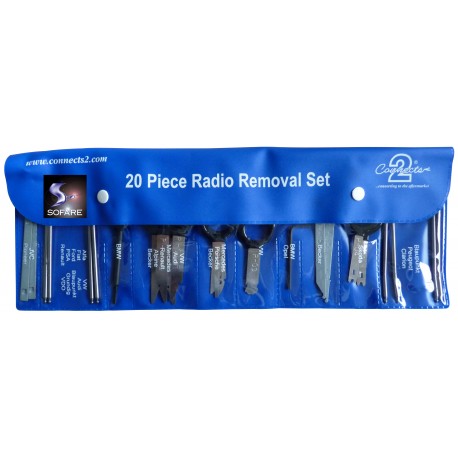 Kit de clés d'extraction d'autoradio