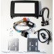 Support décor autoradio kit 2 DIN MERCEDES